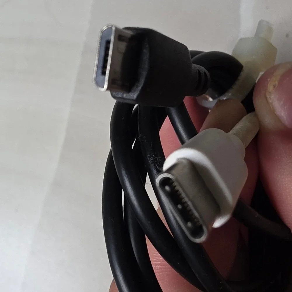 HTC TC U250 AC Adapter 5V 1A Wall Charger Micro-USB and Braided USB-C Cables W4